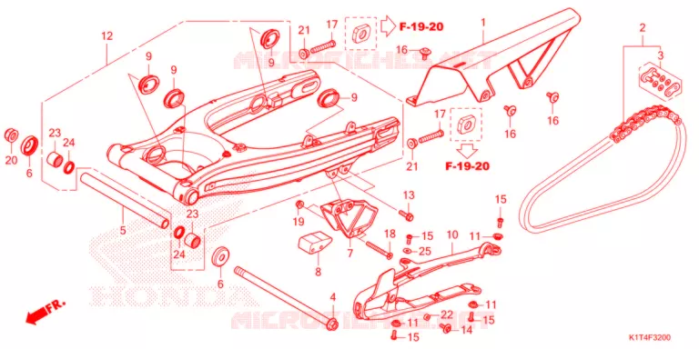BRAS OSCILLANT Honda MOTO 300 CRF 2021  CRF300LAM