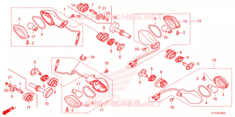 CLIGNOTANT Honda MOTO 300 CRF 2021  CRF300LAM