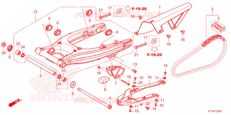 BRAS OSCILLANT Honda MOTO 300 CRF 2021  CRF300LAM