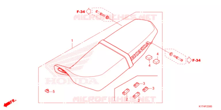 SELLE Honda MOTO 300 CRF 2021  CRF300LM