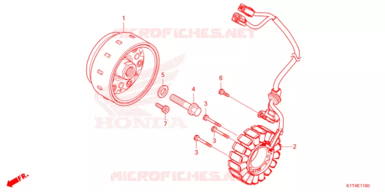 ALTERNATEUR Honda MOTO 300 CRF 2021  CRF300LRAM