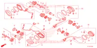 CLIGNOTANT pour Honda CRF 300 RALLY de 2021