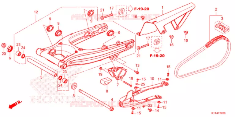 BRAS OSCILLANT Honda MOTO 300 CRF 2021  CRF300LRM