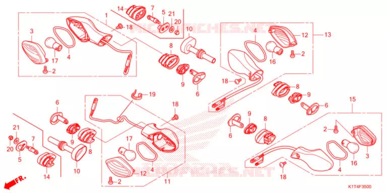 CLIGNOTANT Honda MOTO 300 CRF 2021  CRF300LRM