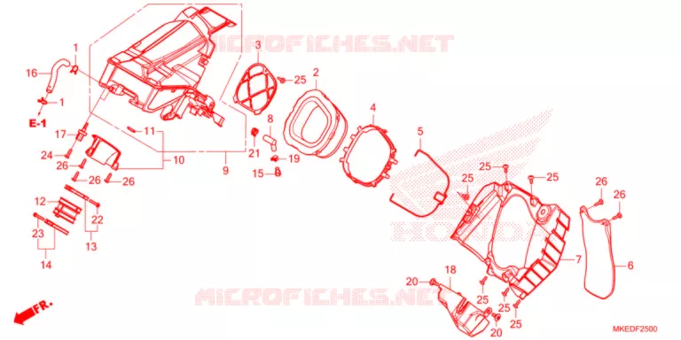 FILTRE A AIR Honda MOTO 450 CRF 2021  CRF450RM