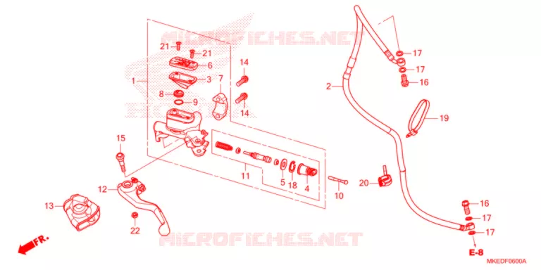 MAITRE-CYLINDRE Honda MOTO 450 CRF 2021  CRF450RM