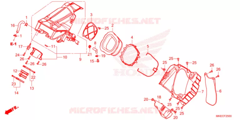 FILTRE A AIR Honda MOTO 450 CRF 2021  CRF450RXM