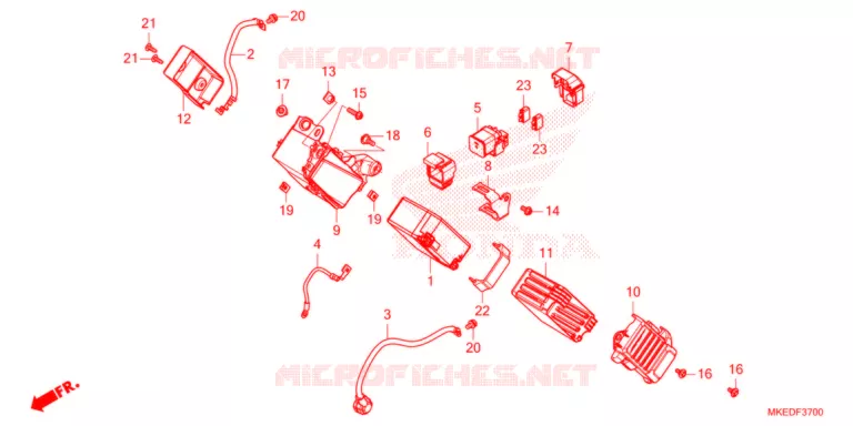 BATTERIE Honda MOTO 450 CRF 2021  CRF450RXM
