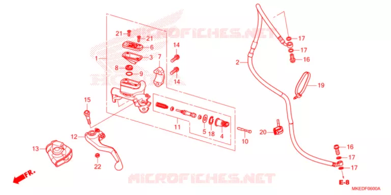 MAITRE-CYLINDRE Honda MOTO 450 CRF 2021  CRF450RXM