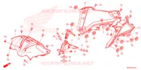 COUVERCLES LATERAUX pour Honda NC 750 X ABS de 2021