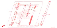 FOURCHE pour Honda NC 750 X ABS de 2021