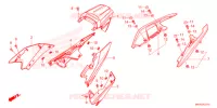COUVERCLES LATERAUX pour Honda NC 750 X ABS de 2021