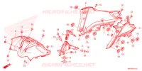 COUVERCLES LATERAUX pour Honda NC 750 X ABS de 2021