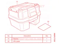 KIT TOP CASE 35L pour Honda NC 750 X ABS de 2021