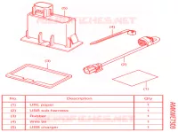KIT,USB CHARGER pour Honda NC 750 X ABS de 2021