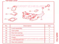 SERRURE pour Honda NC 750 X ABS de 2021