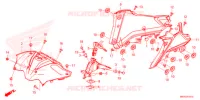 COUVERCLES LATERAUX pour Honda NC 750 X ABS DCT 35KW de 2021