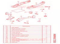 KIT SUPPORT VALISES pour Honda NC 750 X ABS DCT 35KW de 2021