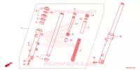 FOURCHE pour Honda NC 750 X ABS DCT de 2021