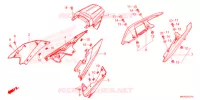 COUVERCLES LATERAUX pour Honda NC 750 X ABS DCT de 2021