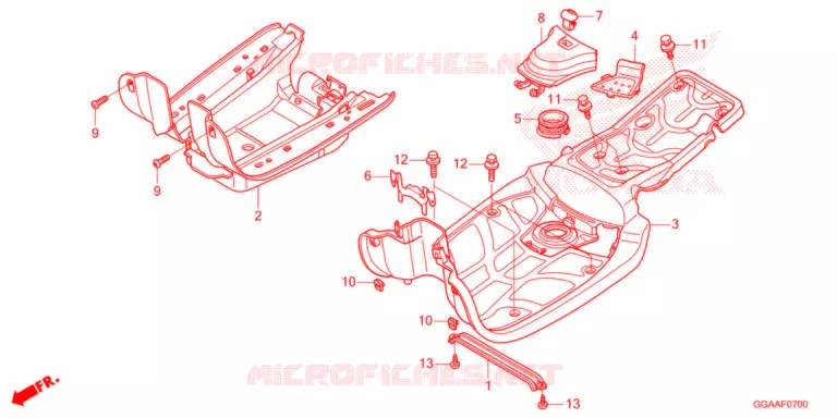 MARCHE PIEDS Honda SCOOTER 50 RUCKUS 2022  NPS50N_A