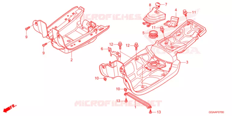 MARCHE PIEDS Honda SCOOTER 50 RUCKUS 2022  NPS50N_A
