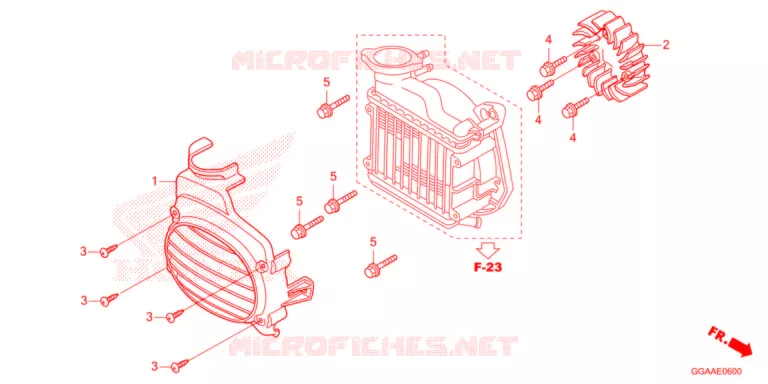 VENTILATEUR ET COUVERCLE DE RADIATEUR Honda SCOOTER 50 RUCKUS 2022  NPS50N_A