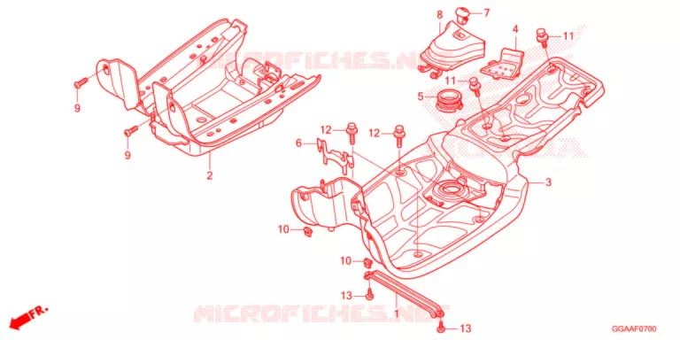 MARCHE PIEDS Honda SCOOTER 50 RUCKUS 2022  NPS50N_A