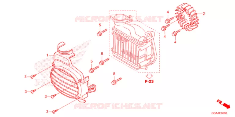 VENTILATEUR ET COUVERCLE DE RADIATEUR Honda SCOOTER 50 RUCKUS 2022  NPS50N_A