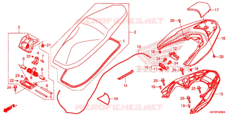 SELLE Honda SCOOTER 150 PCX 2020  WW150AL