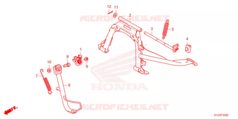 BEQUILLE Honda SCOOTER 160 PCX 2021  WW150AM