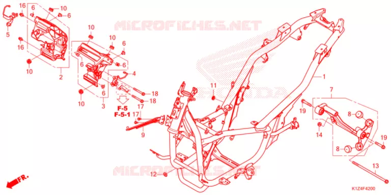 CADRE Honda SCOOTER 150 PCX 2021  WW150M