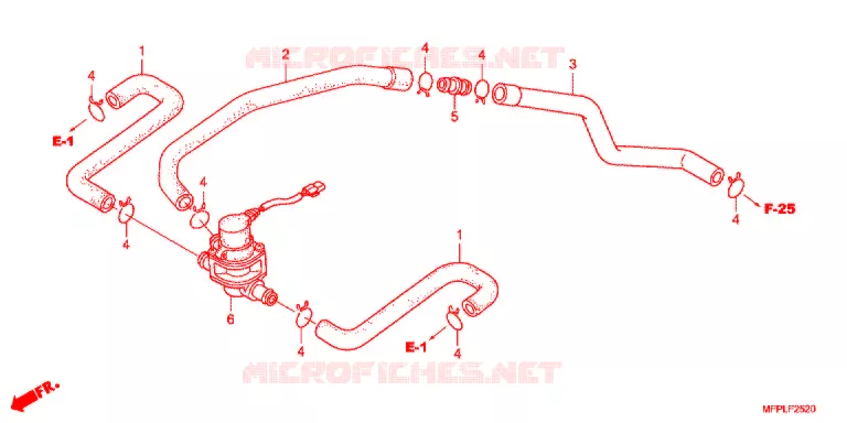 VALVE DE COMMANDE D'INJECTION D'AIR Honda MOTO 1300 CB 2021  CB1300SPL