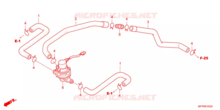 VALVE DE COMMANDE D'INJECTION D'AIR Honda MOTO 1300 CB 2021  CB1300SSPM
