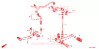 PEDALE pour Honda CB 400 X de 2021