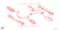 CLIGNOTANT pour Honda CB 125 R de 2021
