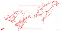 COUVERCLES LATERAUX pour Honda CB 125 R de 2021