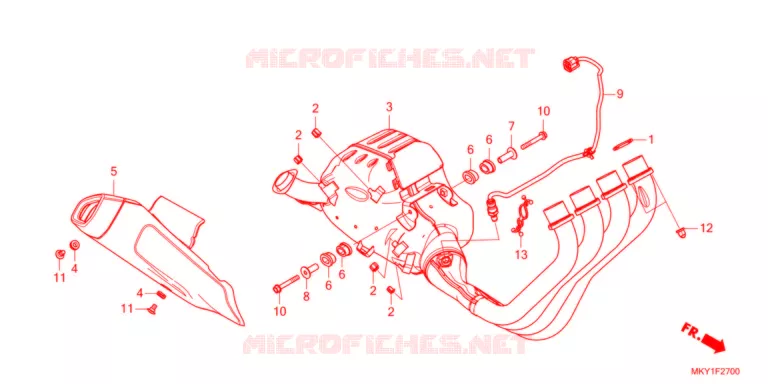 SILENCIEUX D'ECHAPPEMENT Honda MOTO 650 CBR 2021  CBR650RAM