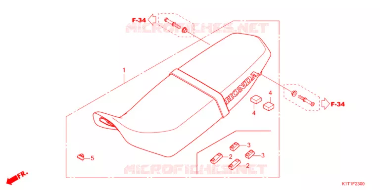 SELLE Honda MOTO 250 CRF 2021  CRF250LDAM