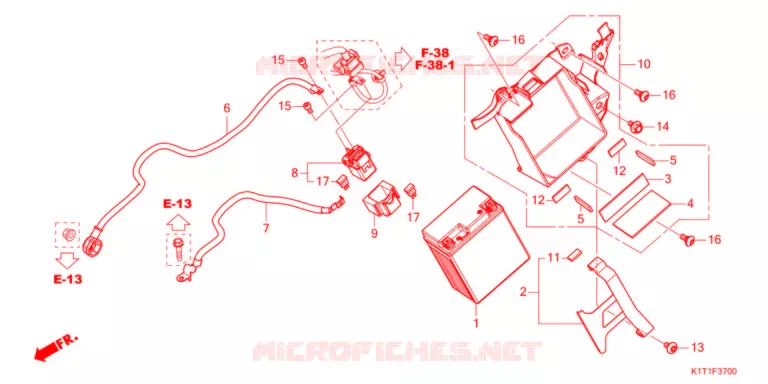 BATTERIE Honda MOTO 250 CRF 2021  CRF250LRAM