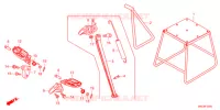 REPOSE PIED   BEQUILLE pour Honda CRF 450 RX ENDURO de 2021