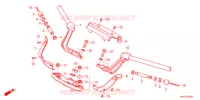 GUIDON   TE DE FOURCHE pour Honda GL 1800 GOLD WING TOUR DCT, NAVI, AIRBAG de 2021