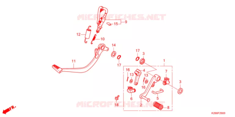 PEDALE Honda MOTO 125 GROM 2021  MSX125AM