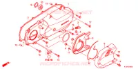COUVERCLE GAUCHE pour Honda LEAD 125 de 2021