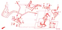 GUIDON   TE DE FOURCHE pour Honda 700 DN01 de 2008