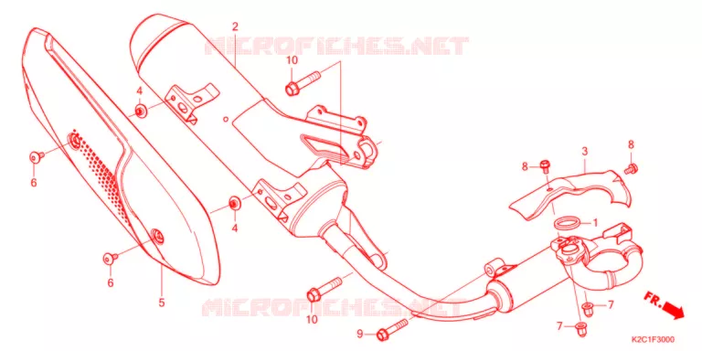 SILENCIEUX D'ECHAPPEMENT Honda SCOOTER 110 DIO 2022  NSC110M