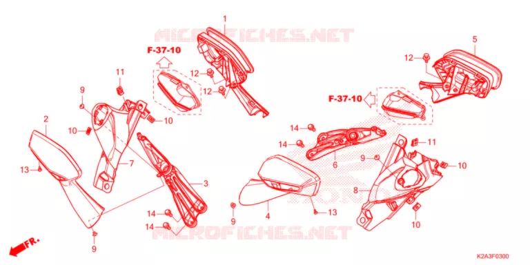 RETROVISEUR Honda SCOOTER 250 FORZA 2021  NSS250AM