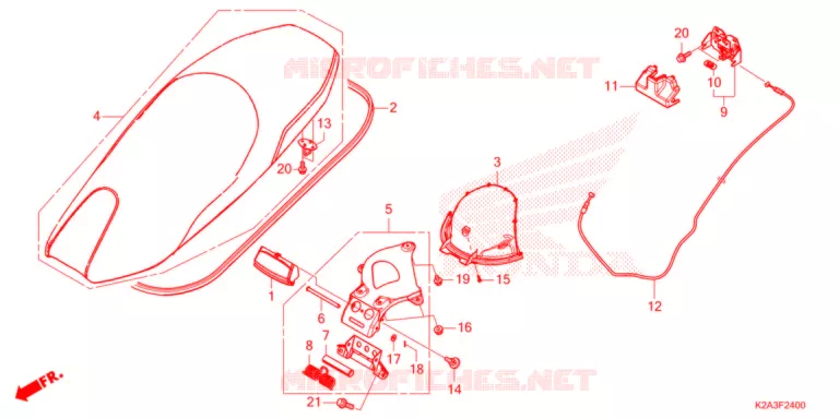 SELLE Honda SCOOTER 250 FORZA 2021  NSS250AM