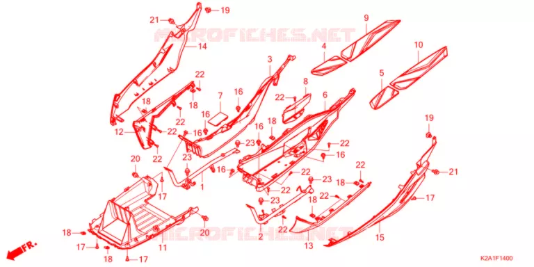 MARCHE PIEDS Honda SCOOTER 250 FORZA 2022  NSS250AM