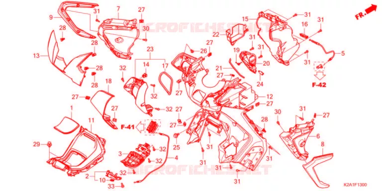 PROTEGE JAMBES Honda SCOOTER 250 FORZA 2022  NSS250AM